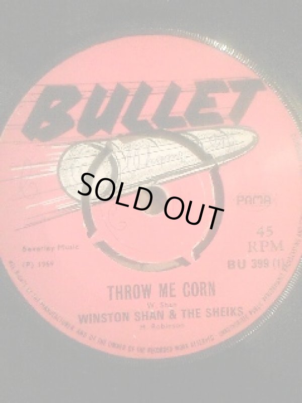 画像1: WINSTON SHAN & THE SHEIKS . THROW ME CORN . DARLING REMEMBER