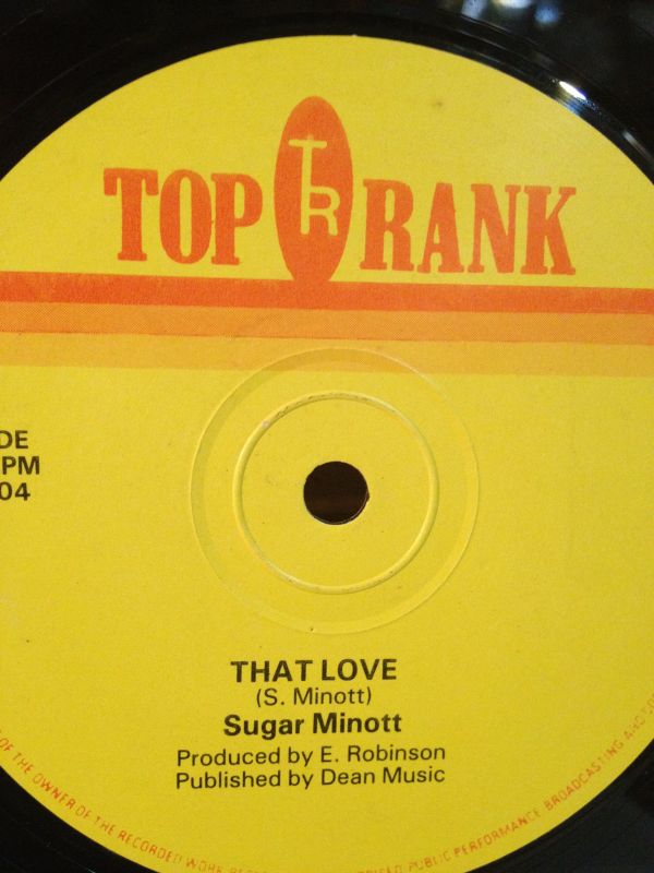 画像1: SUGAR MINOTT . THAT LOVE