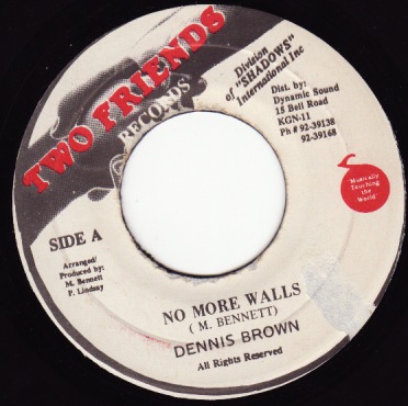 画像1: DENNIS BROWN . NO MORE WALLS