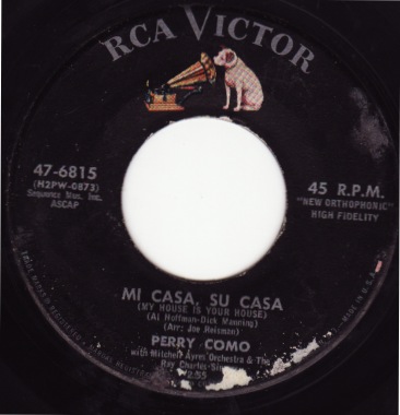 画像1: PERRY COMO . MI CASA SU CASA . ROUND AND ROUND
