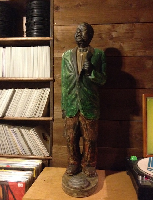 画像1: LOUIS ARMSTRONG  陶器製　特大77cm