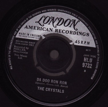 THE CRYSTALS / DA DOO RON RON . GIT'IT - グリーロレコード