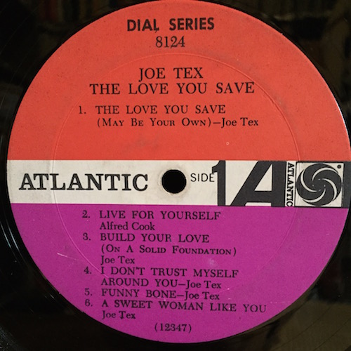 画像3: JOE TEX . THE LOVE YOU SAVE