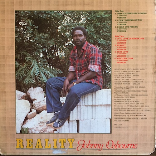 画像2: JOHNNY OSBOURNE / REALITY