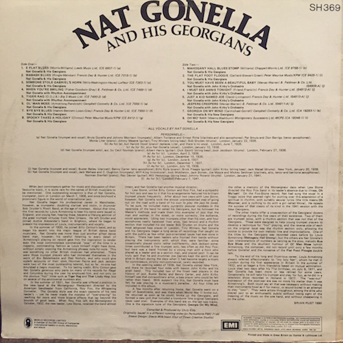 画像2: NAT GONELLA AND HIS GEORGIANS / GEORGIA IN MY MIND