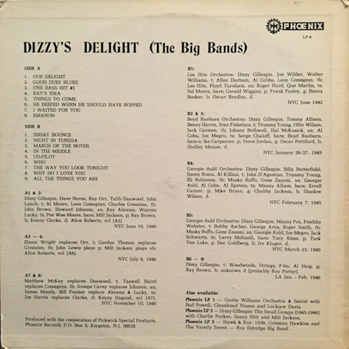 画像2: DIZZY'S DELIGHT (THE BIG BANDS)