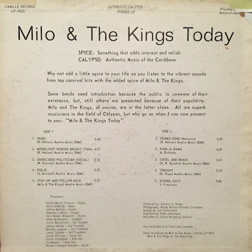 画像2: MILO AND THE KING / TODAY