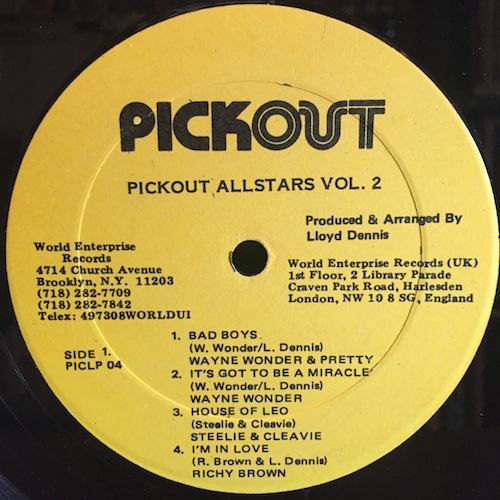画像3: V.A / PICKOUT ALL STARS VOLUME 2