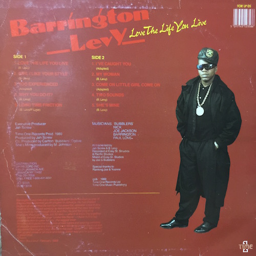 画像2: BARRINGTON LEVY / LOVE THE LIFE YOU KIVE