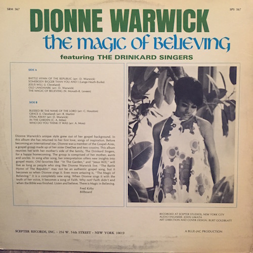 画像2: DIONNE WARWICK / THE MAGIC OF BELIEVING