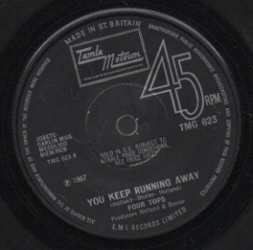 画像1: FOUR TOPS / YOU KEEP RUNNING AWAY / IF YOU DON'T WANT MY LOVE