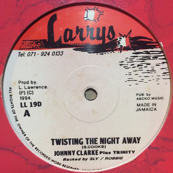 画像1: JOHNNY CLARKE & TRINITY / TWISTING THE NIGHT AWAY