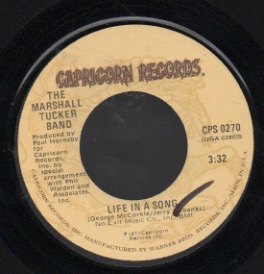 画像1: THE MARSHALL TUCKER BAND / LIFE IN A SONG . HEARD IT IN A LOVE SONG