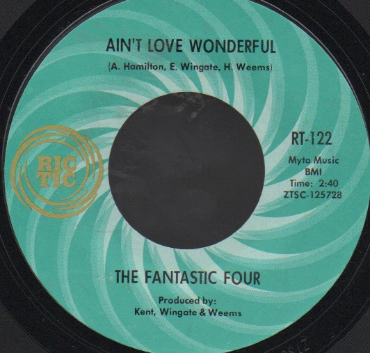 画像1: THE FANTASTIC FOUR / AIN'T LOVE WONDERFUL . THE WHOLE WORLD IS A STAGE