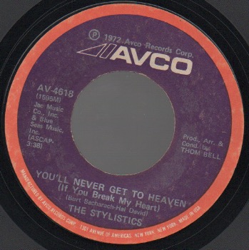 画像1: THE STYLISTICS / YOU'LL NEVER GET TO HEAVEN . IF YOU DON'T WATCH OUT