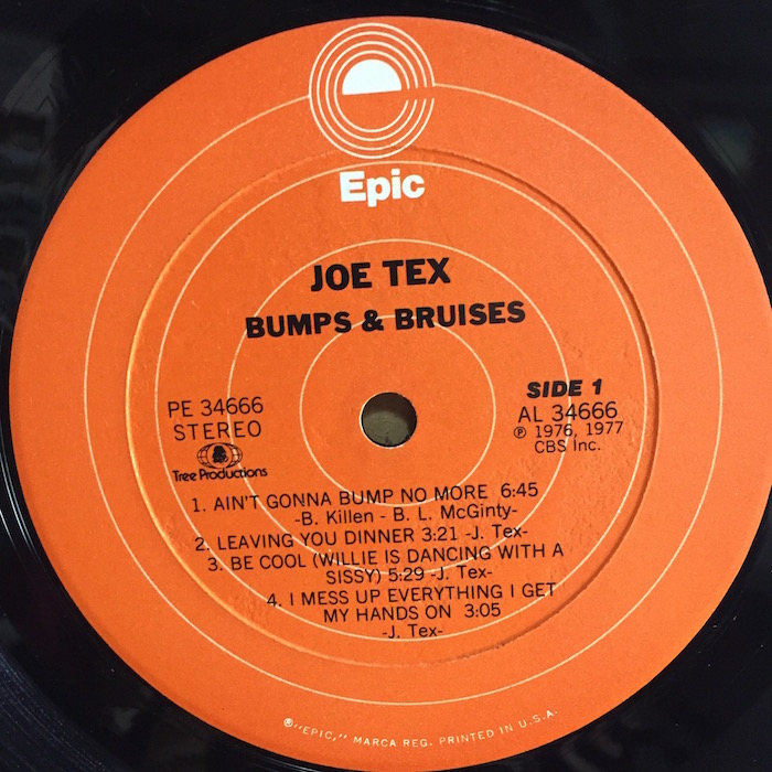 画像3: JOE TEX / BUMPS & BRUISES