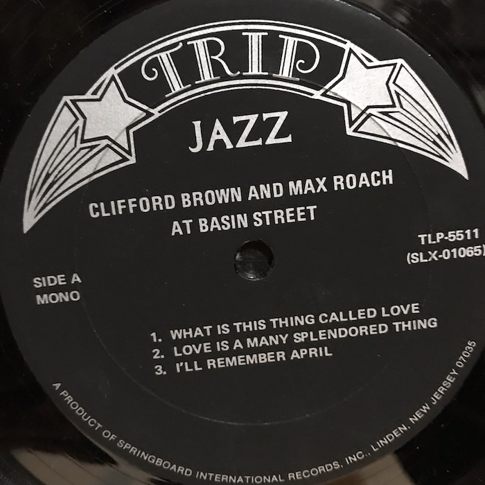 画像3: CLIFFORD BROWN & MAX ROACH / AT BASIN STREET 1956