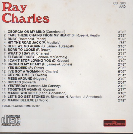 画像2: RAY CHARLES / RAY CHARLES