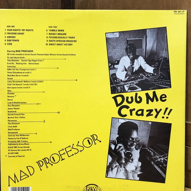 画像2: MAD PROFESSOIR / Dub Me Crazy!!
