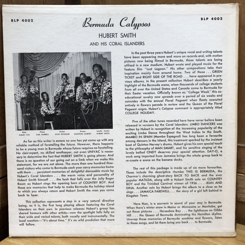 画像2: hubert smith and his coral islanders / bermuda calypso