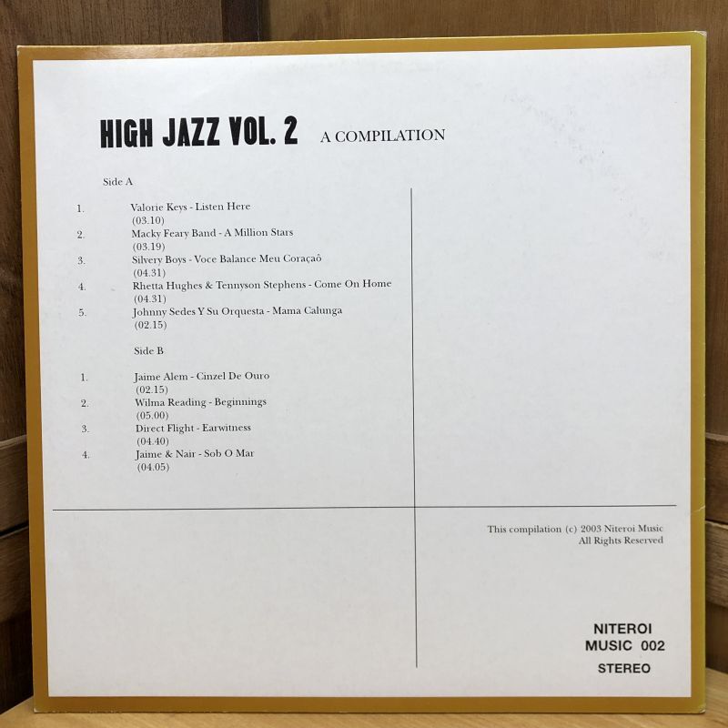 画像2: VARIOUS ARTISTS / HIGH JAZZ vol.2