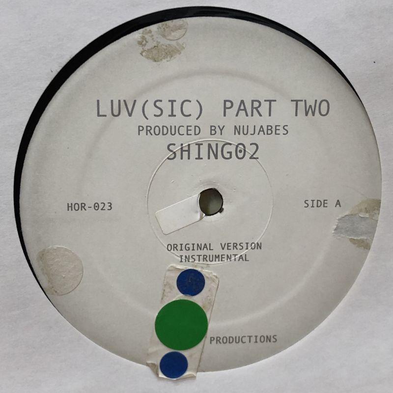 画像4: SHING02 / LUV ( SIC ) PART TWO PRODUCED BY NUJABES 12" ep