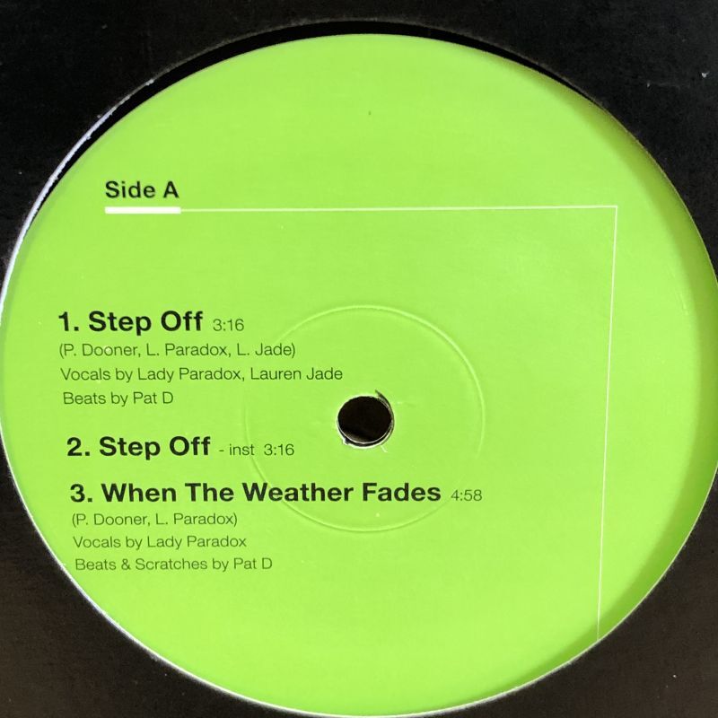 画像3: Pat D & Lady Paradox / Step Off / Tick Of Time  12" E.P.