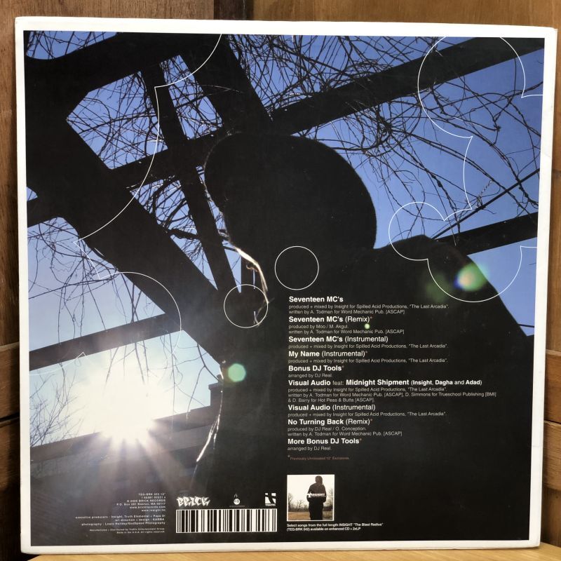 画像2: INSIGHT featuring DAGHA and ADAD / Seventeen MC's  12" E.P.