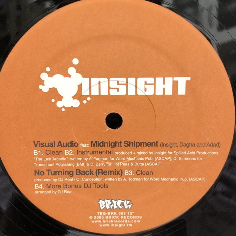 画像4: INSIGHT featuring DAGHA and ADAD / Seventeen MC's  12" E.P.
