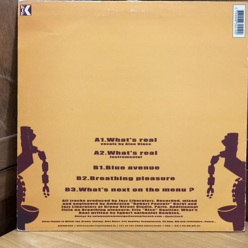 画像2: Jazz Liberatorz feat. Aloe Blacc / What's Real...  12" E.P.