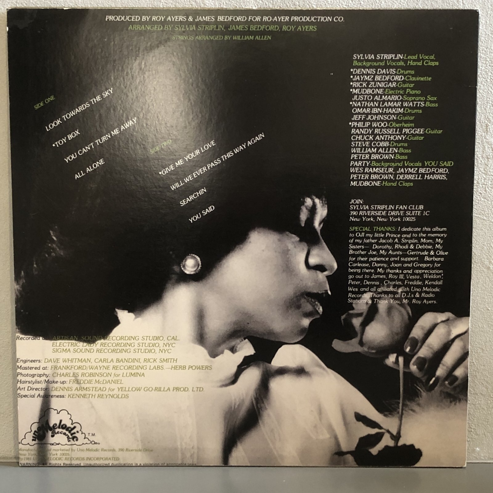 画像2: SYLVIA STRIPLIN / Give me Your Love 