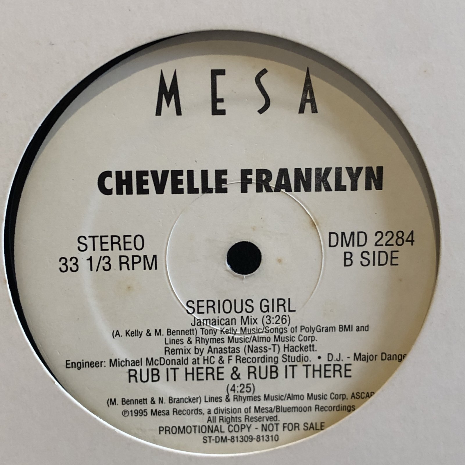 画像3: CHEVELLE FRANKLYN / Serious Girl 12" E.P.