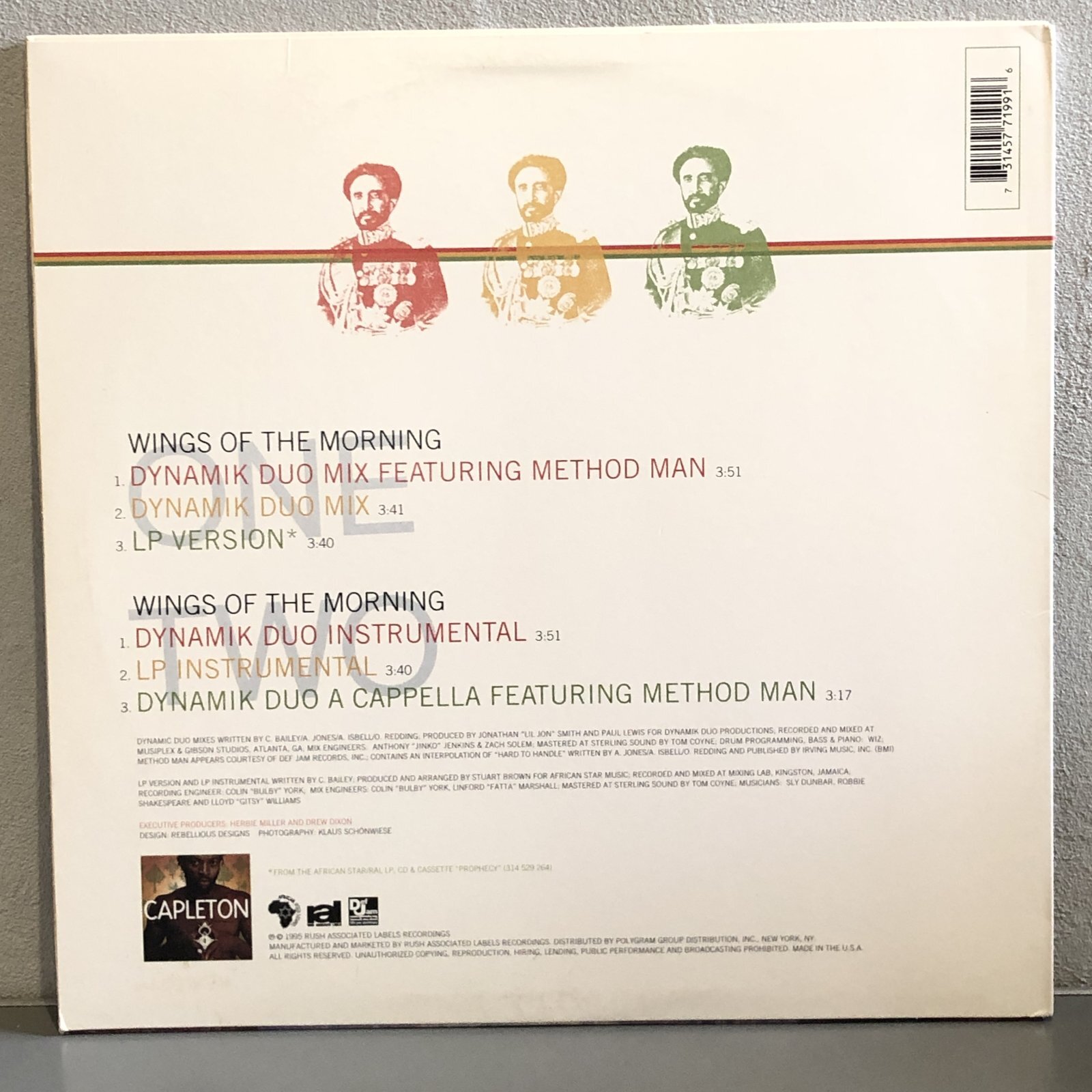 画像2: CAPLETON / WINGS OF THE MORNING   12" E.P.