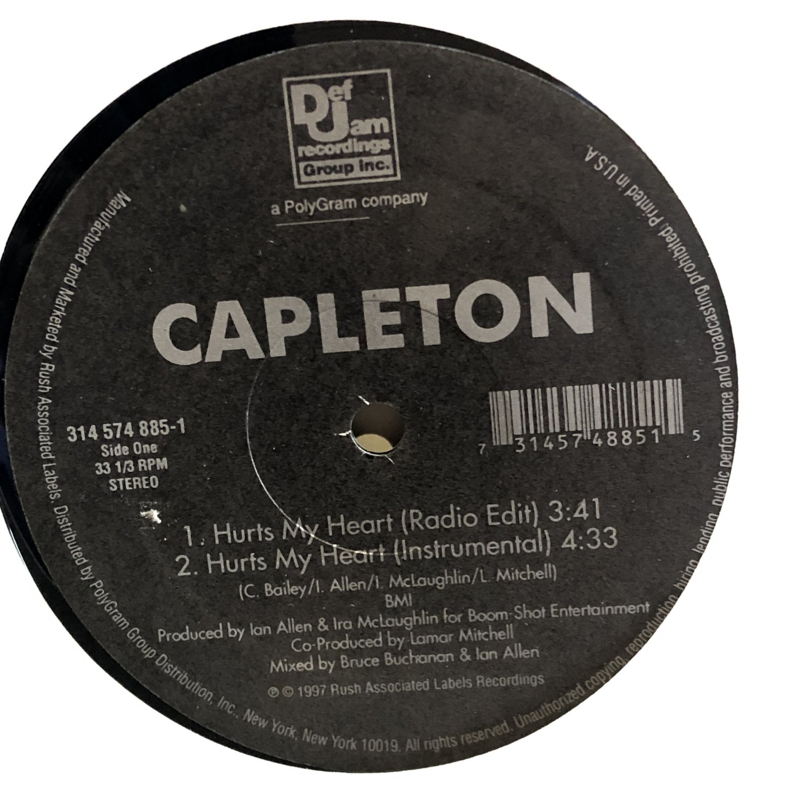 画像4: CAPLETON / Hurts My Heart   12" E.P.