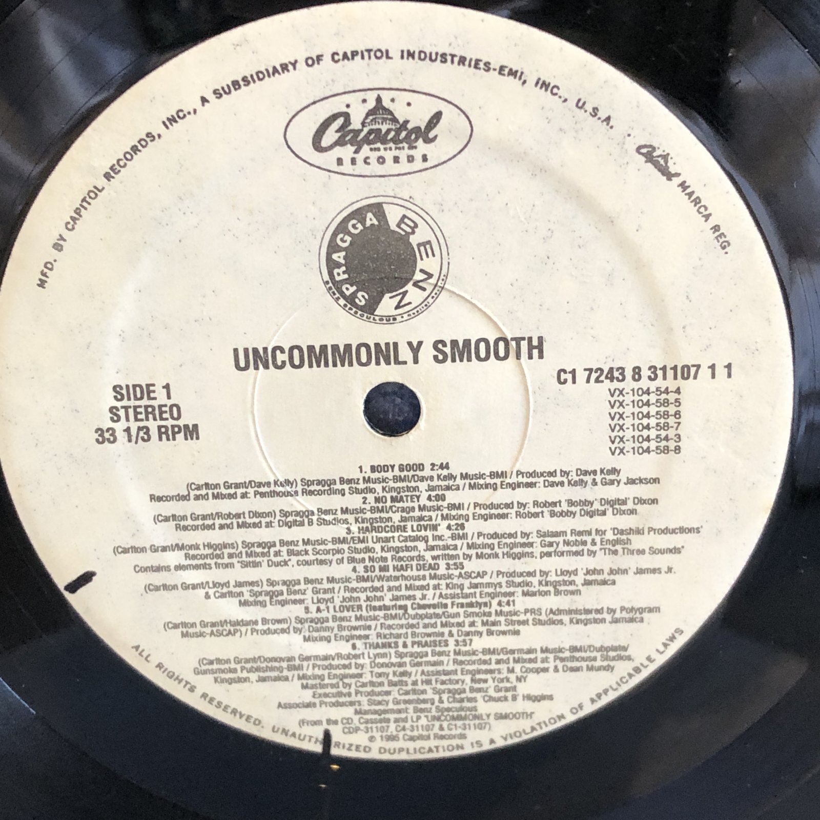 画像4: spragga benz / uncommonly smooth 
