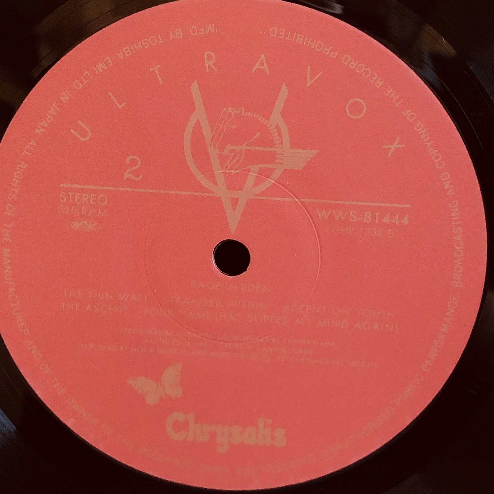 画像7: ULTRAVOX / RAGE IN EDEN ~ エデンの嵐 - ウルトラヴォックス ~