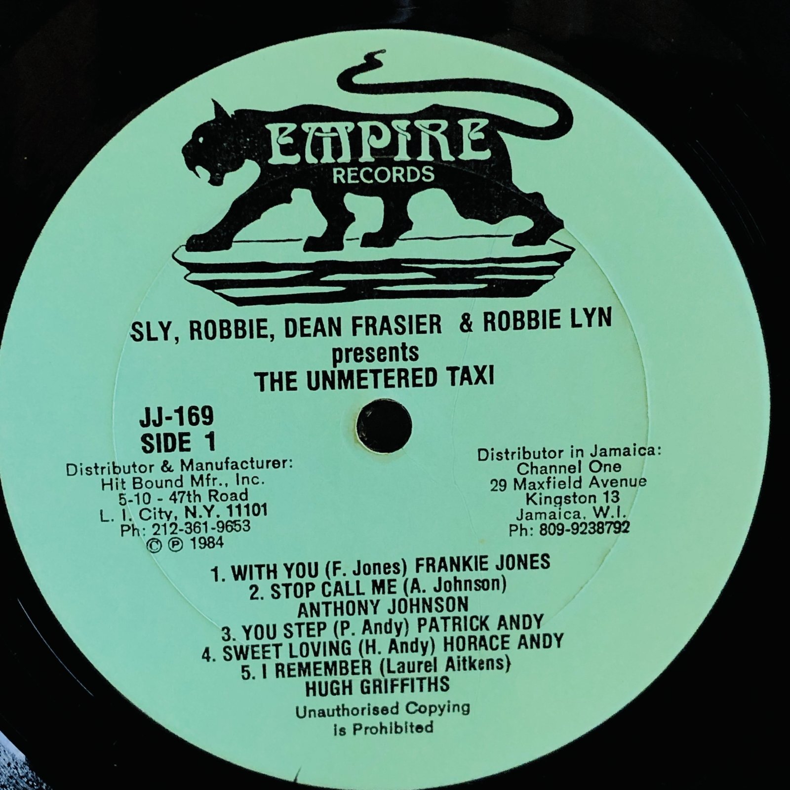 画像4: V.A. / Sly, Robbie DEAN FRASER ROBBIE LYN presents THE UNMETERED TAXI 