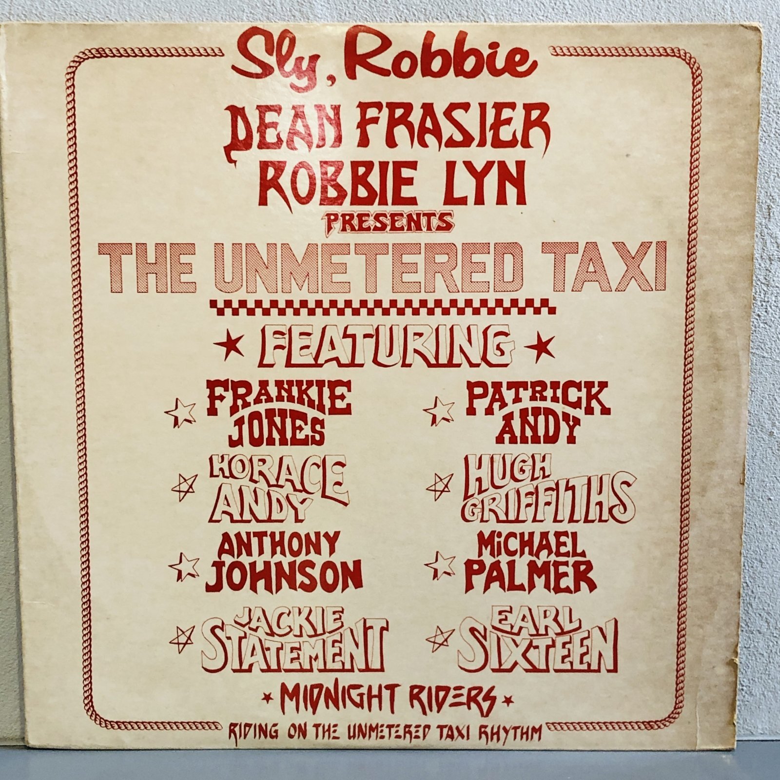 画像1: V.A. / Sly, Robbie DEAN FRASER ROBBIE LYN presents THE UNMETERED TAXI 