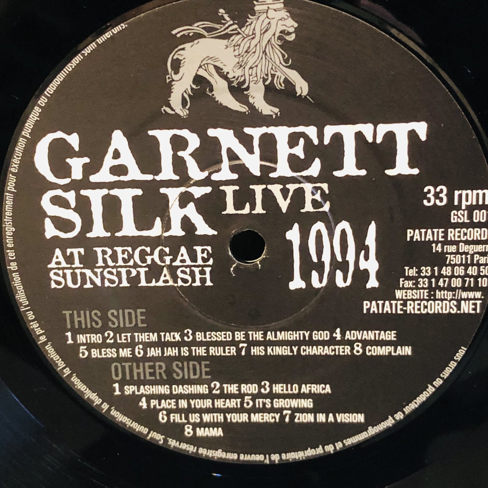 画像3: GARNETT SILK / LIVE AT REGGAE SUNSPLASH 1994 