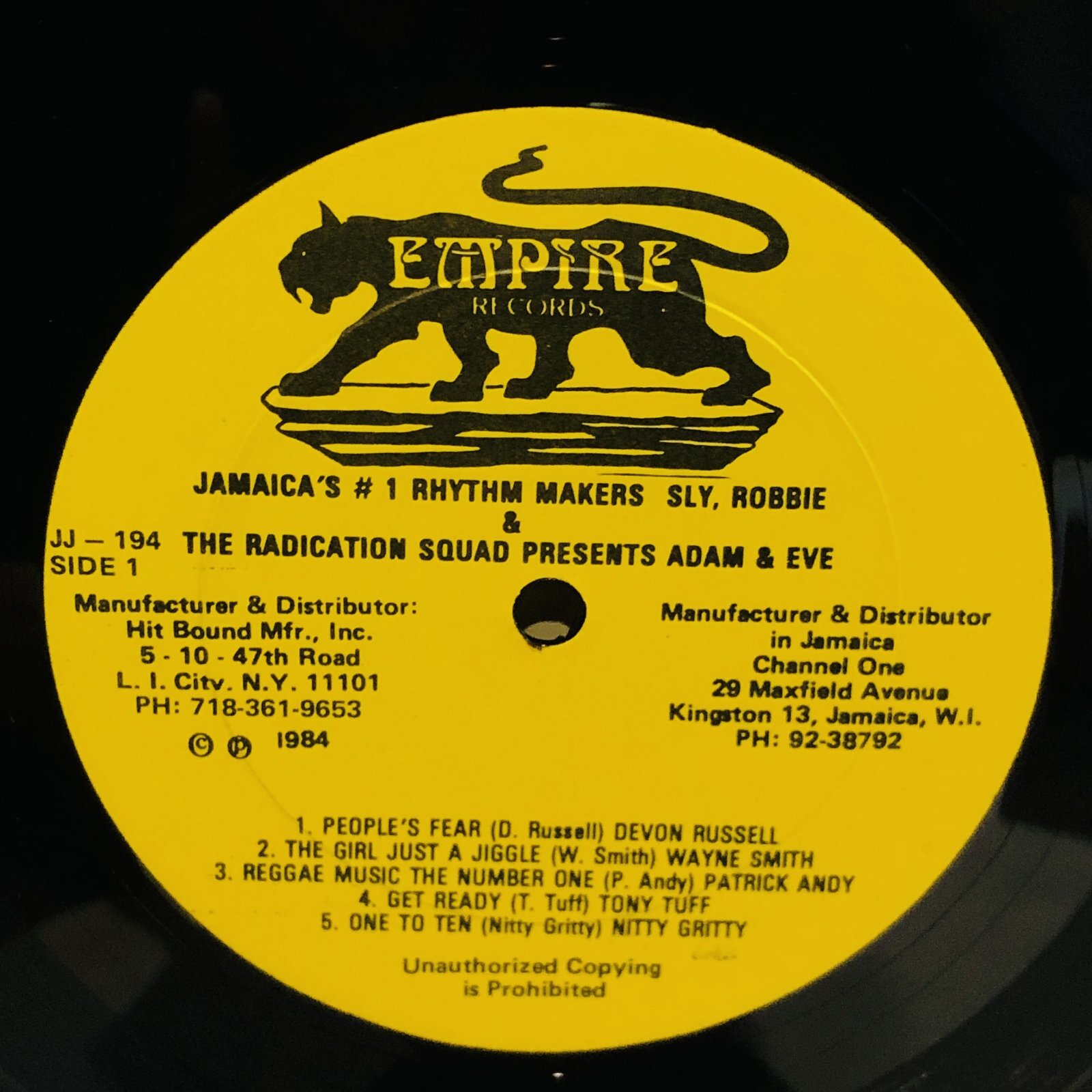 画像4: V.A. / SLY, ROBBIE AND THE RADICATION SQUAD PRESENTS ADAM AND EVE 