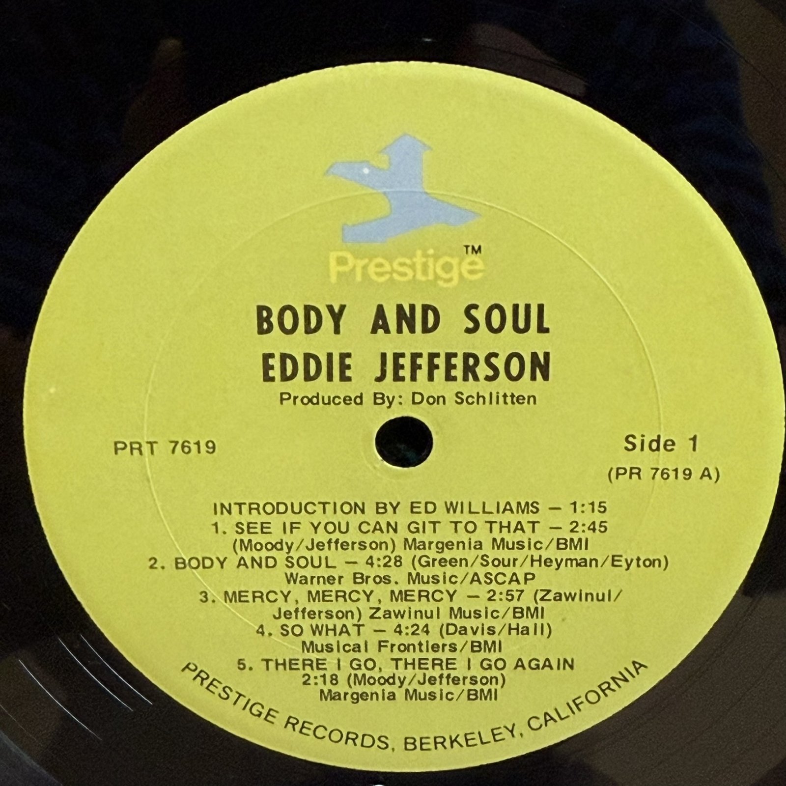 画像4: EDDIE JEFFERSON / Body and Soul 