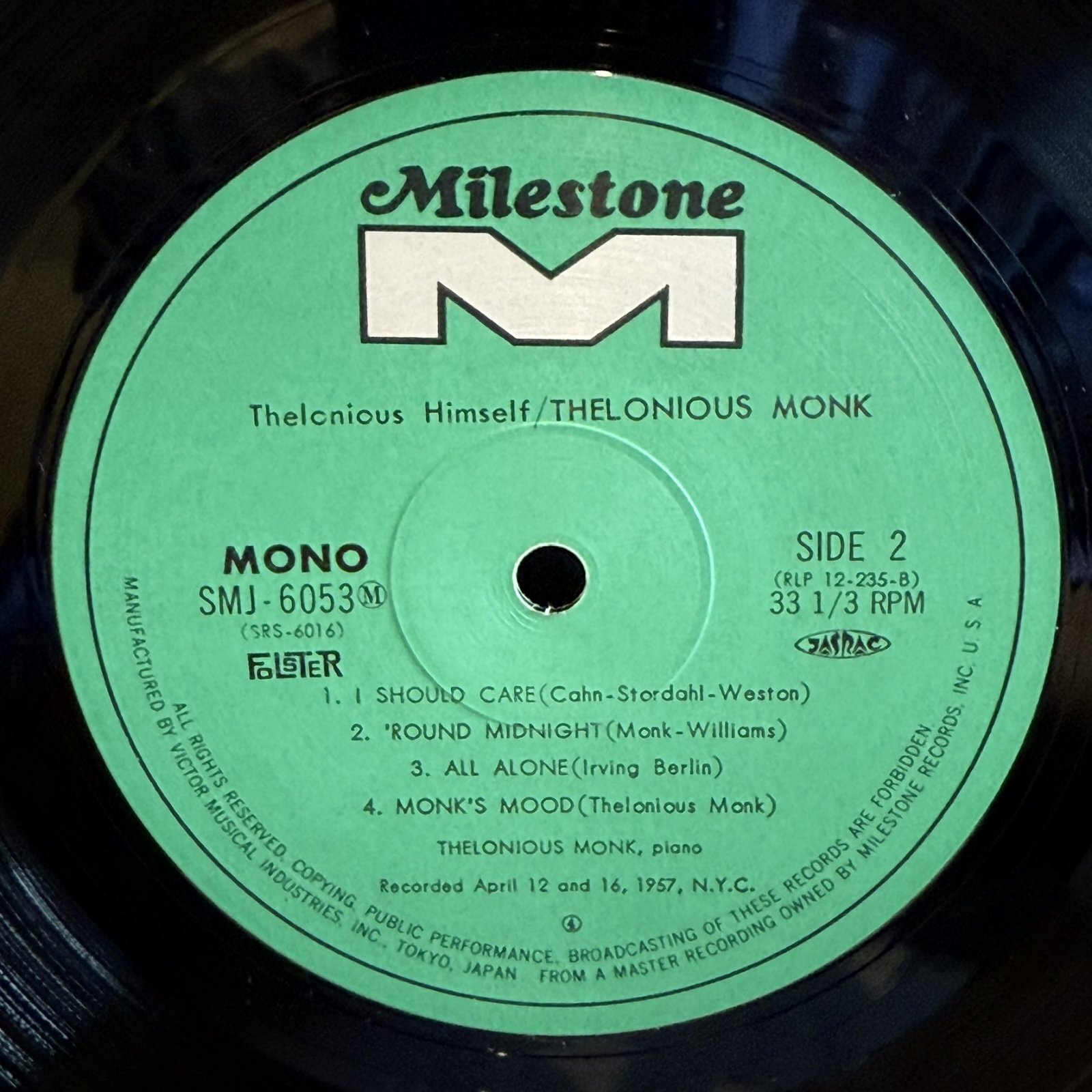 画像8: THELONIOUS MONK / Thelonious Himself