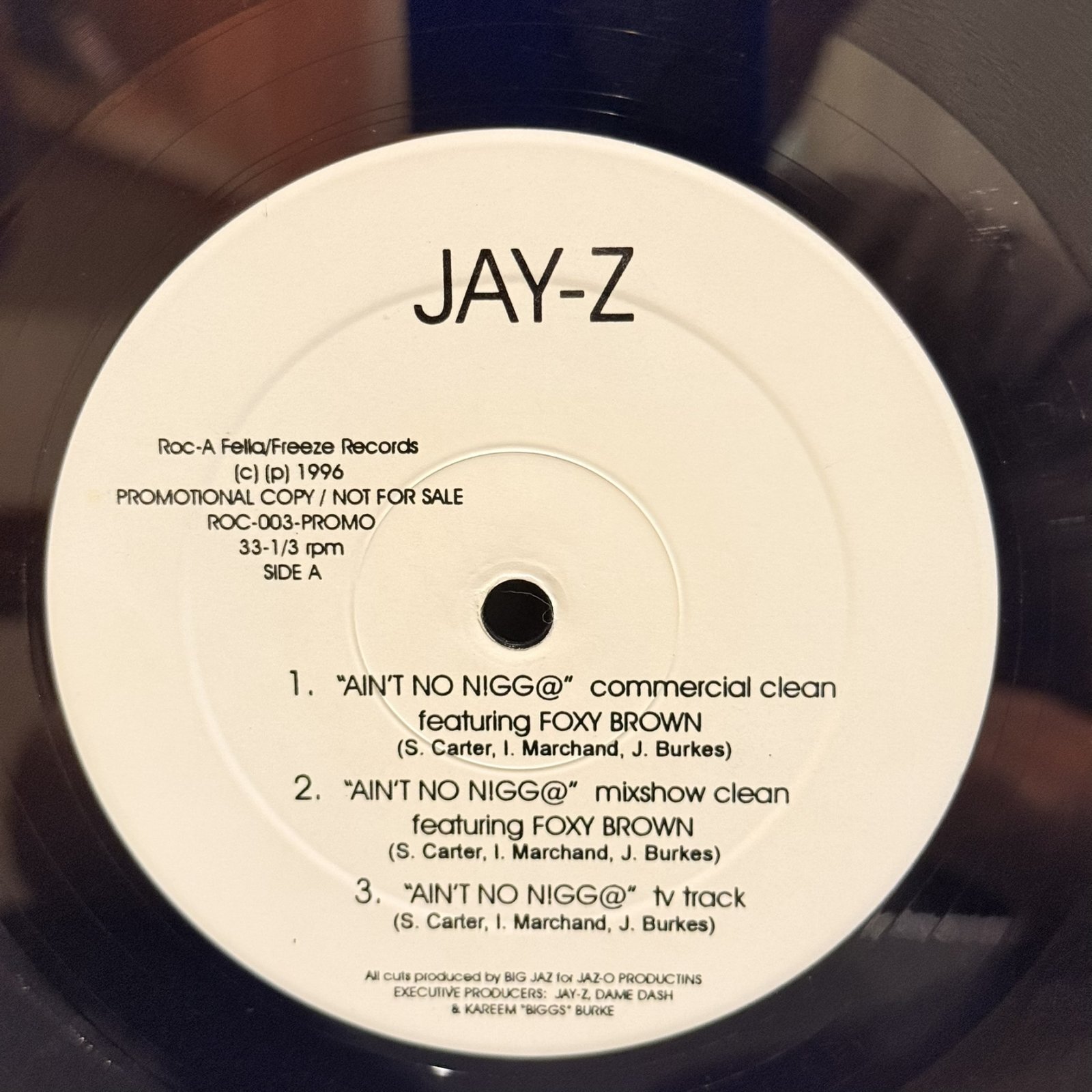 画像1: JAY-Z / AIN'T NO NIGG@ Featuring – Foxy Brown  12" E.P. PROMO盤