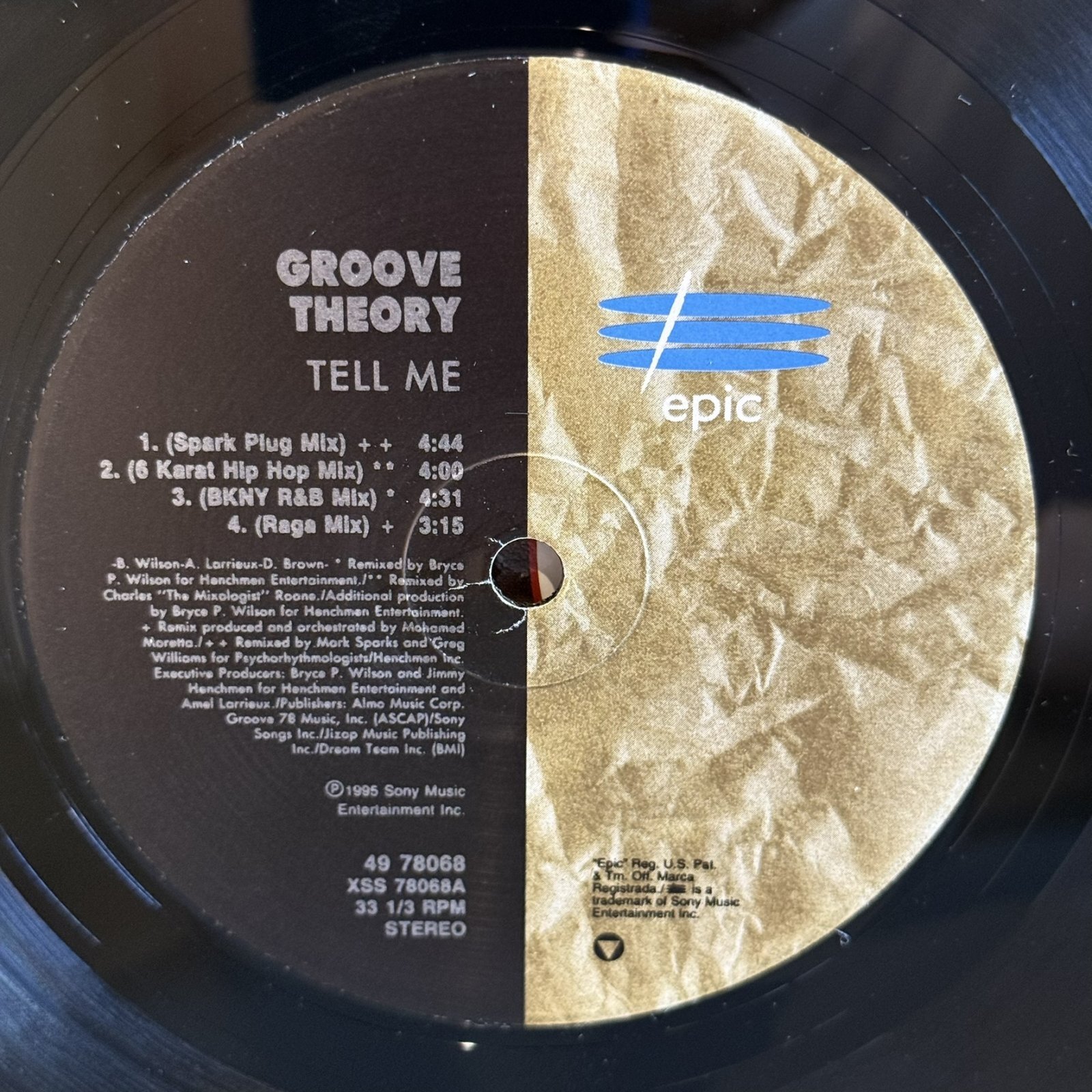 画像3: groove theory / tell me THE REMIXES  12" E.P. 
