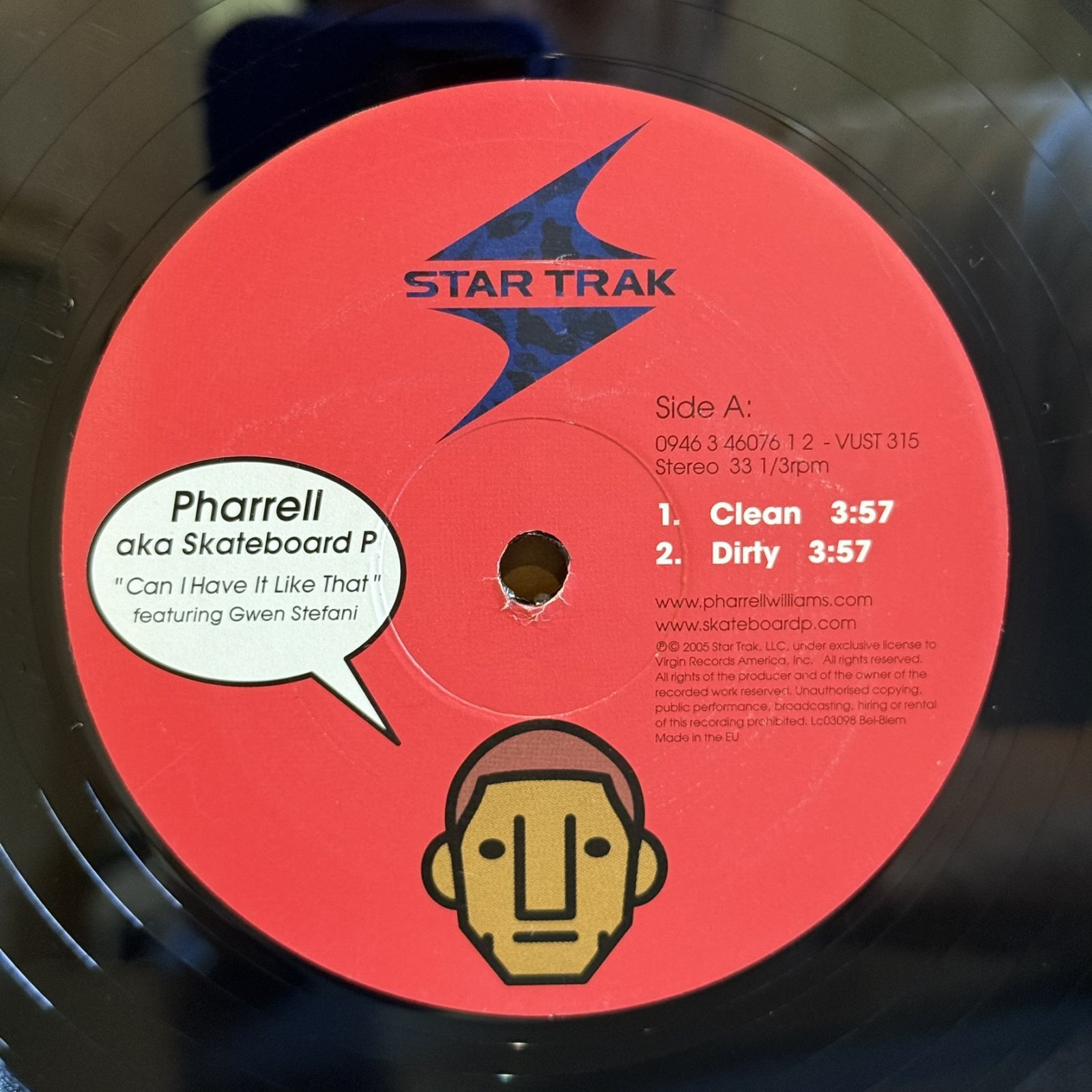 画像3: Pharrell aka skateboard P / Can I Have It Like That featuring Gwen Stefani 12" E.P. 