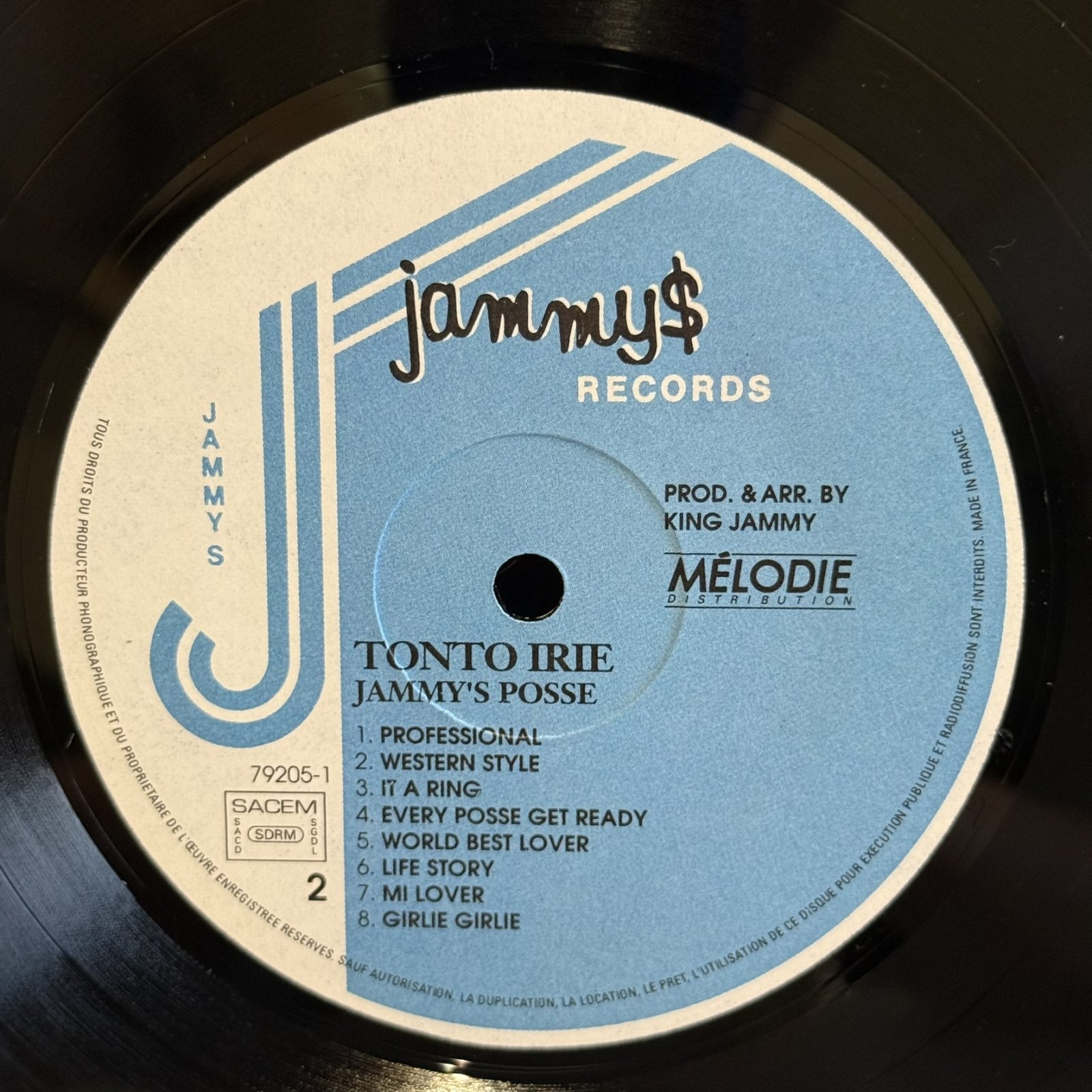 画像5: TONTO IRIE / JAMMY'S POSSE 