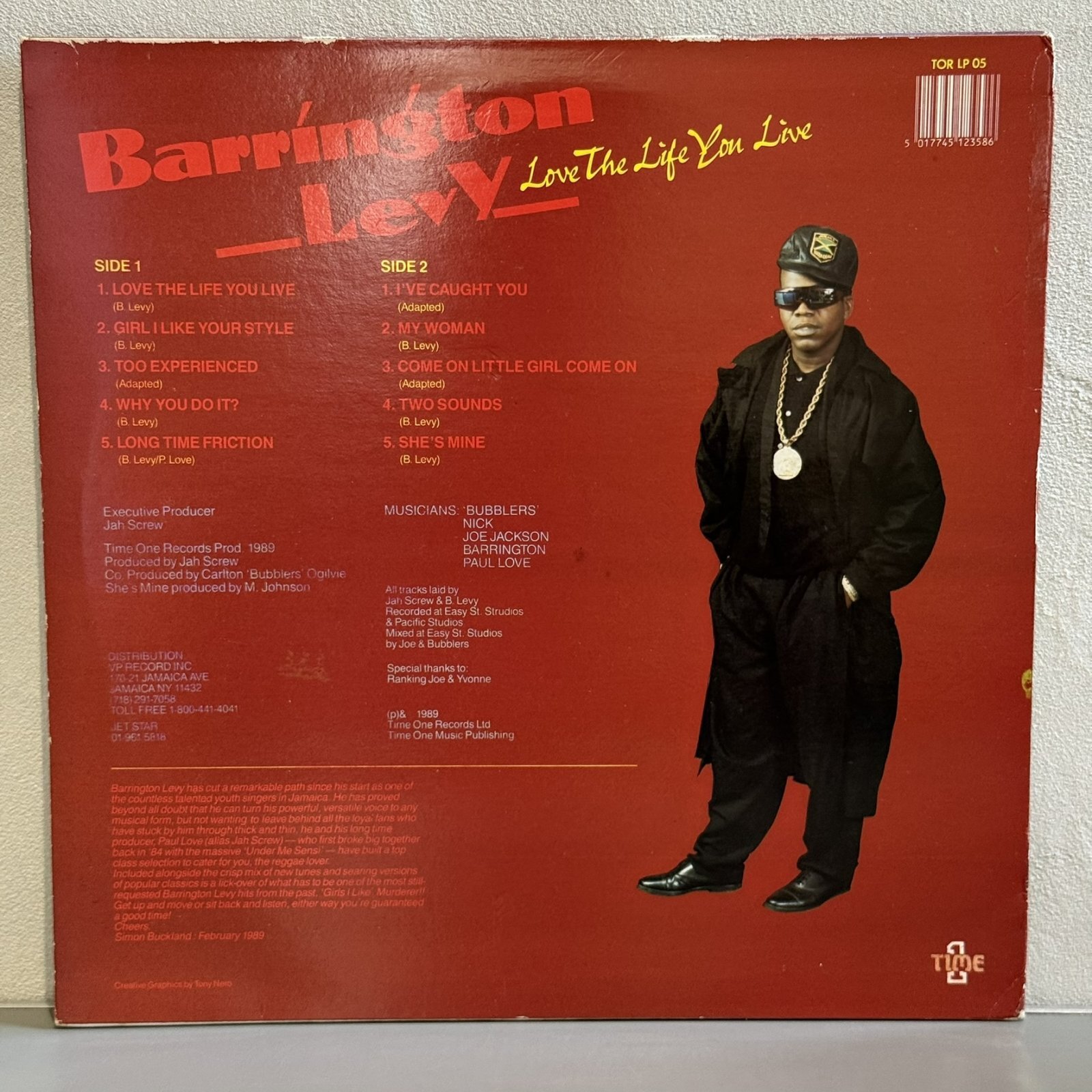 画像2: Barrington Levy / Love The Life You Live 