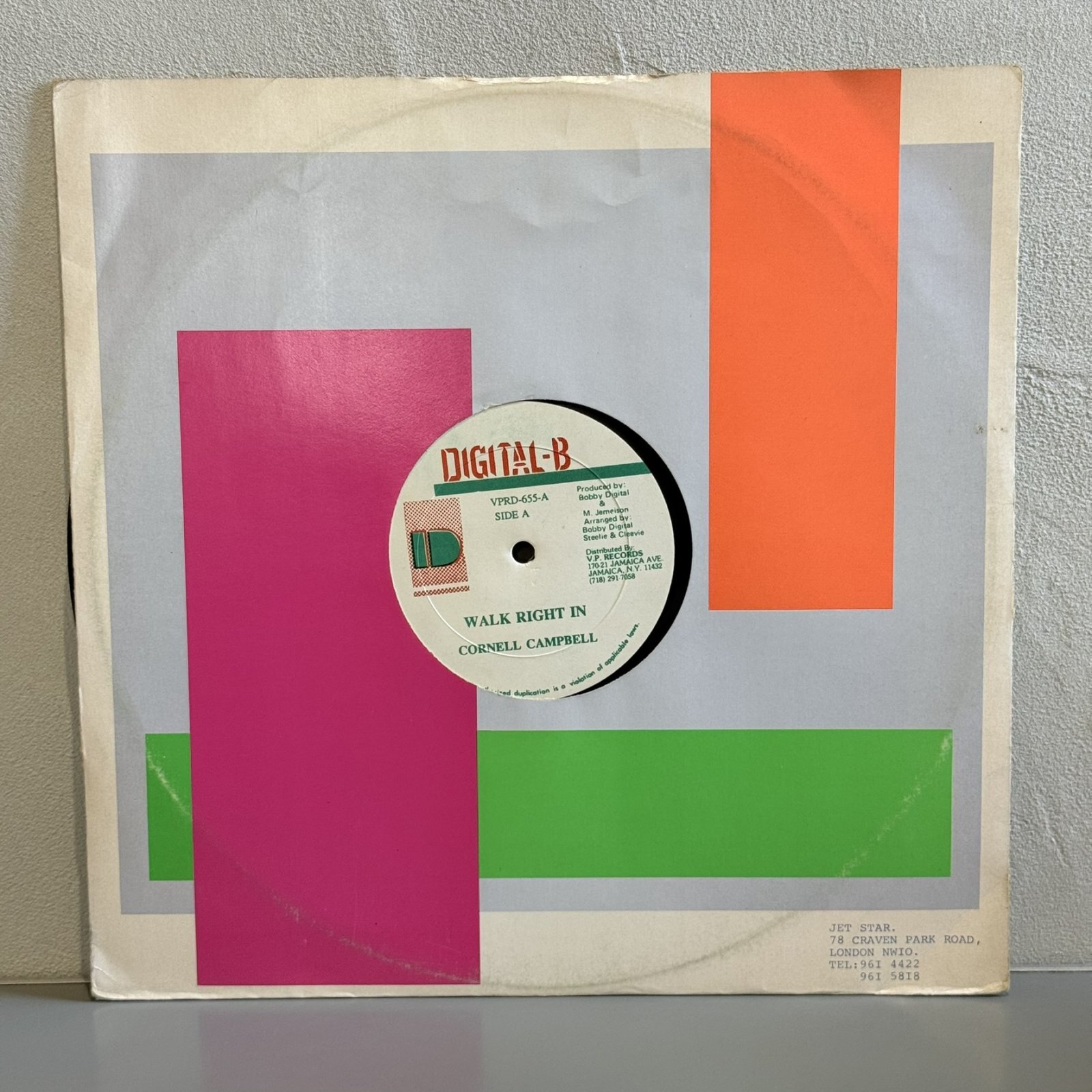 画像2: CORNELL CAMPBELL / WALK RIGHT IN 12"E.P. 