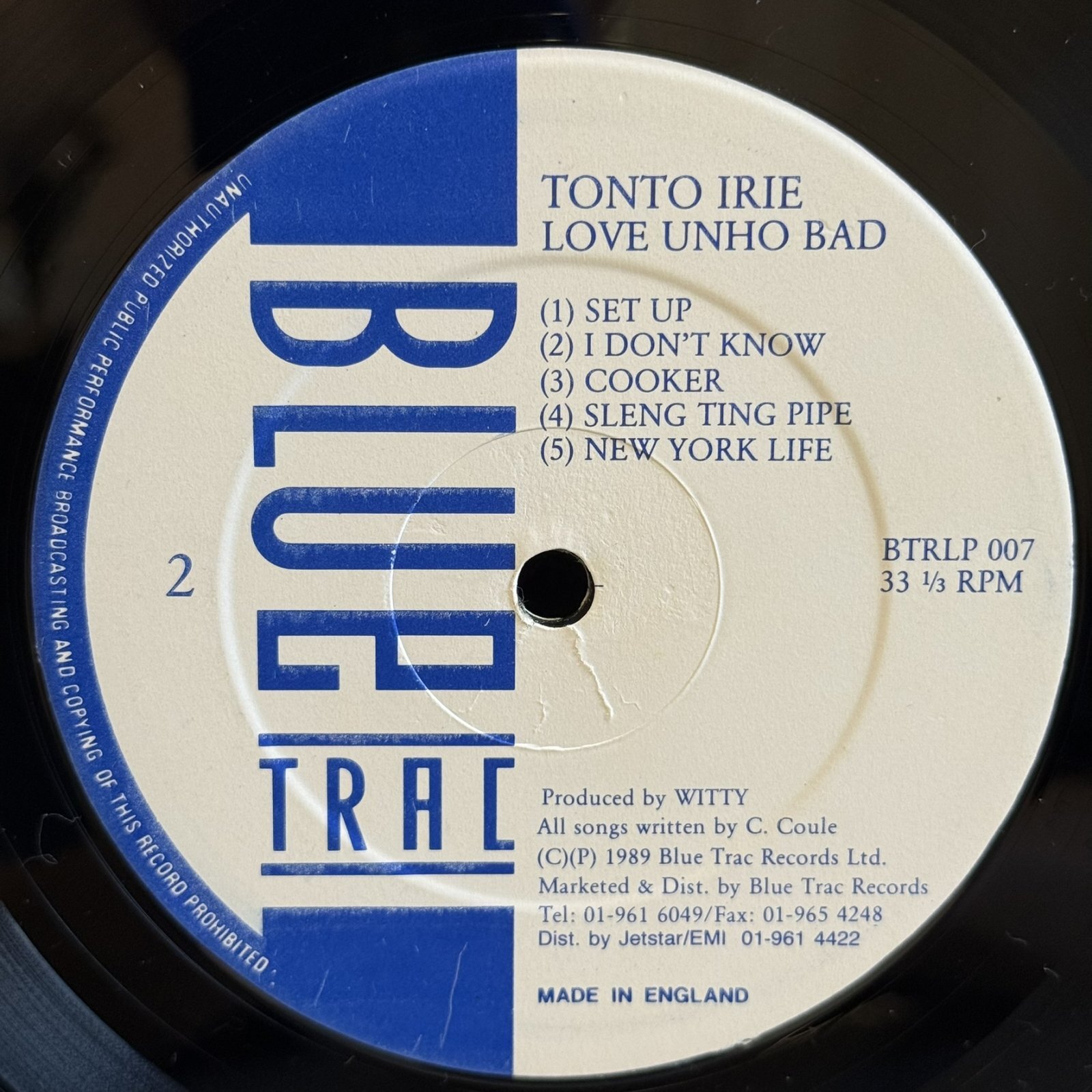 画像5: TONTO IRIE / LOVE UNHO BAD 