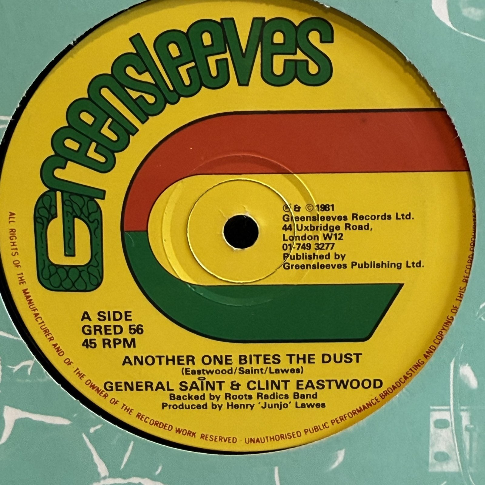 画像1:  GENERAL SAINT & CLINT EASTWOOD ANOTHER ONE BITES THE DUST 12"E.P. 